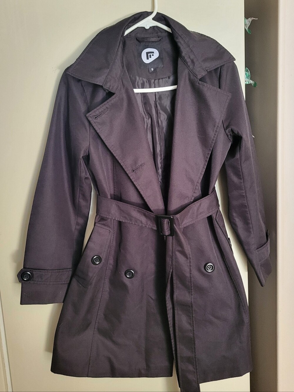 Black Doublebreasted Coat